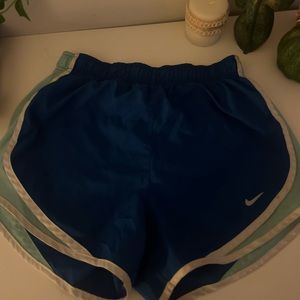 blue and teal nike shorts
